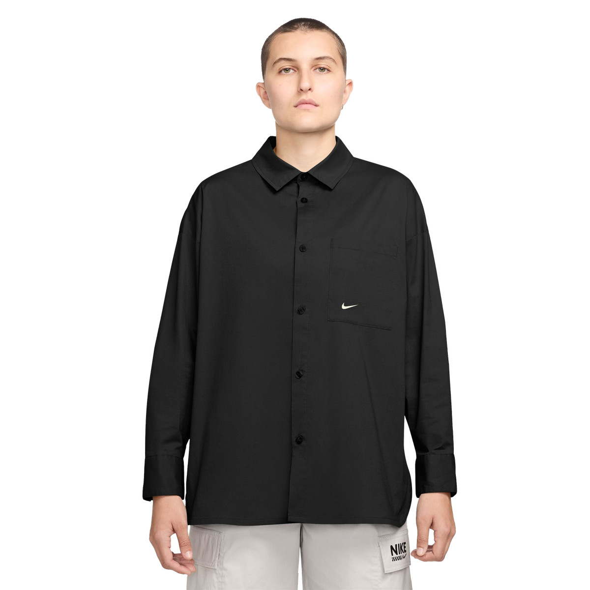 Nike Sportswear Chill Poplin schwarz M - Sweatshirts