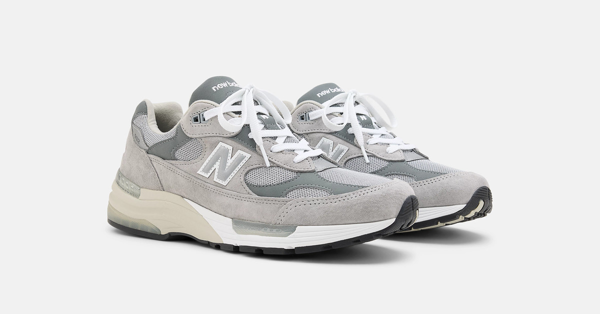 New Balance U992GY - Made In USA (grey / silver / metallic
