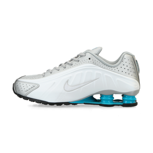 Nike Shox R4 (metallic silver / blue lagoon / white)