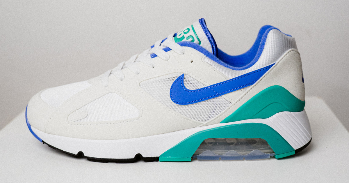 nike air force 180 blue emerald