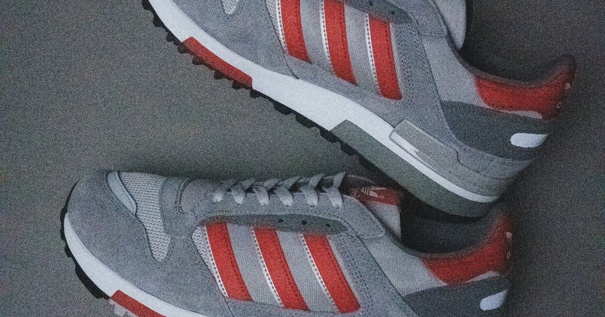 adidas ZX 600 (grey / red) | 43einhalb Sneaker Store