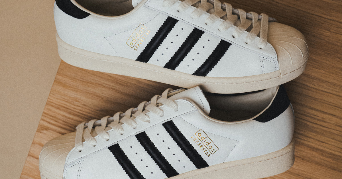 靴 adidas SUPERSTAR VINTAGE US9.5 JQ3254 adidas Buty adidas Originals Superstar Vintage - Bialy
