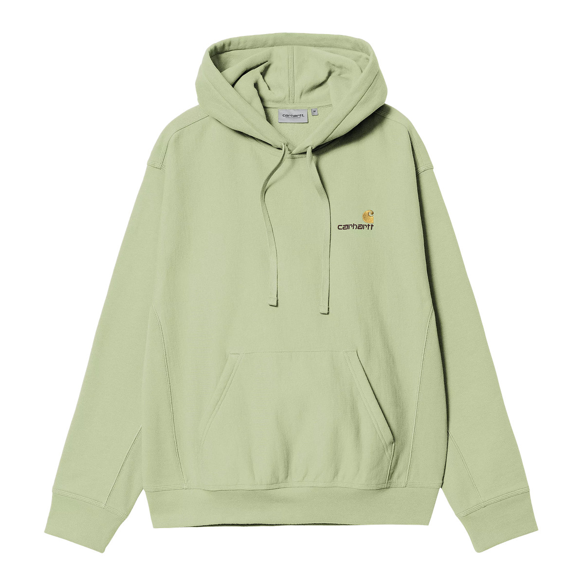Carhartt WIP Hooded American Script Sweat grün S - Hoodies & Zip Hoodies