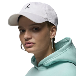 Jordan Jordan Club Unstructured Curved-Bill Hat (white / black)