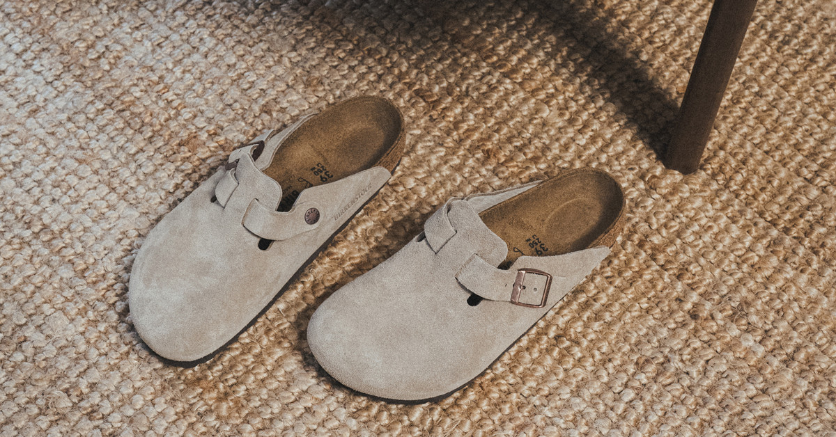 Birkenstock Boston Suede Leather Taupe | 43einhalb Sneaker Store