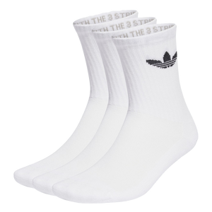 adidas Trefoil Cushion Crew Socks 3Pair (white)