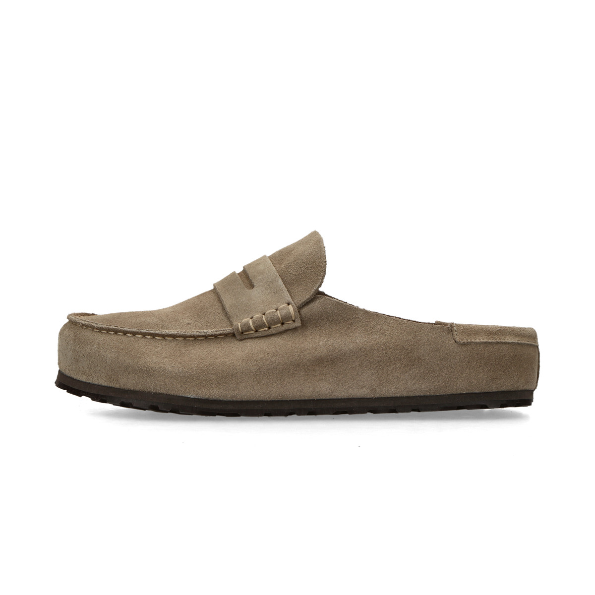 Birkenstock Naples Wrapped Suede Leather "Taupe"braun 40 - Sneaker