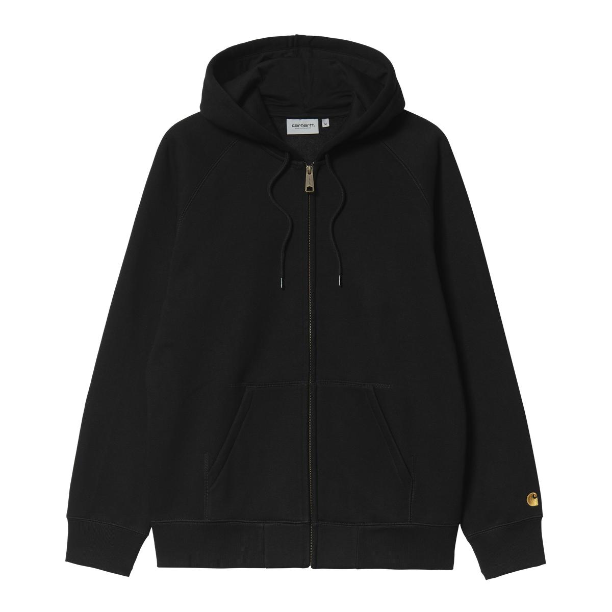 Carhartt WIP Hooded Chase Kapuzenjacke schwarz L - Jacken & Westen