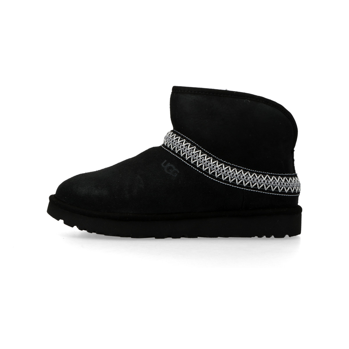 UGG W Classic Mini Crescent "BLACK"schwarz 38 - Sneaker