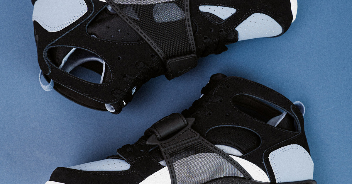 Nike Air Trainer Huarache Cool Blue (black cool blue white) 43einhalb  Sneaker Store