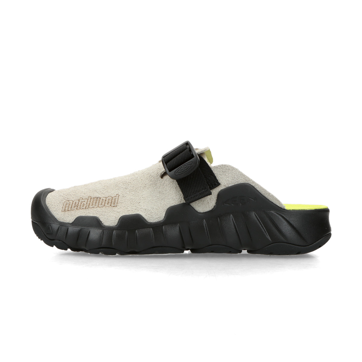 KEEN x Metalwood Hyperport Clog Leather grau/schwarz 46 - Sneaker