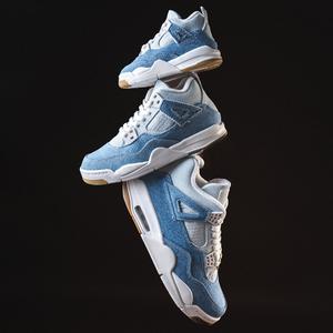 Jordan 4 Retro TEX (TD) Worn Blue Denim