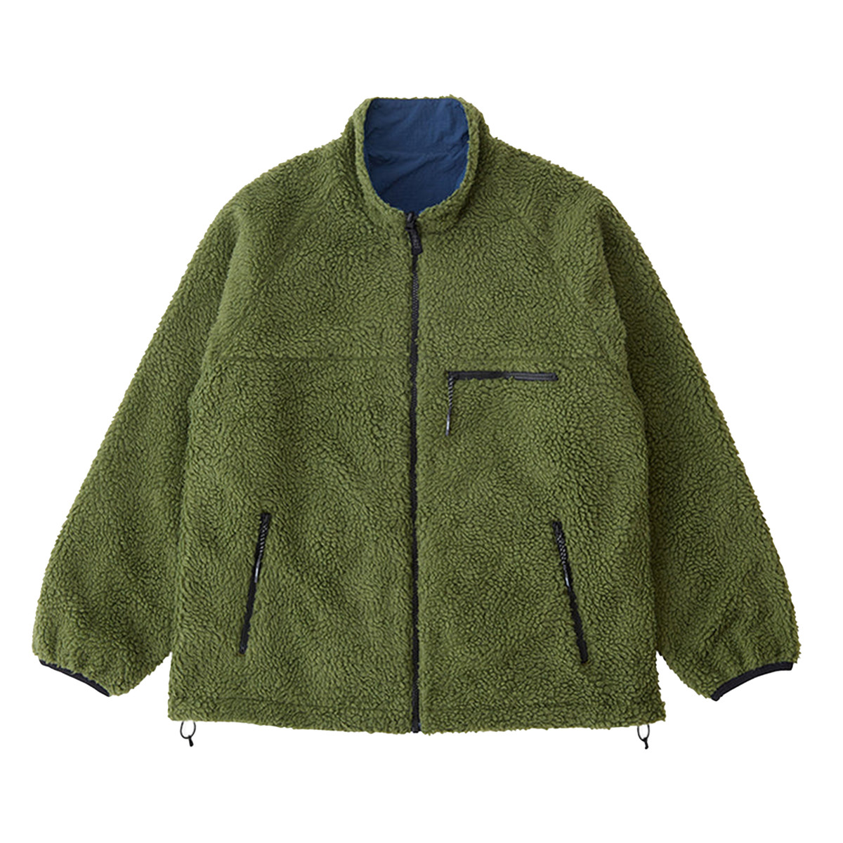 Gramicci Reversible Sherpa Jacket grün M - Jacken & Westen