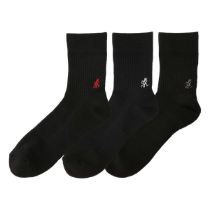 Gramicci Basic Crew Socks (black)