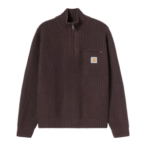 Carhartt WIP Detroit Half Zip Sweater (palisander)