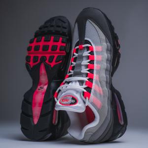 Air Max 95 Big Bubble Solar Red (black / medium ash / dk pewter)