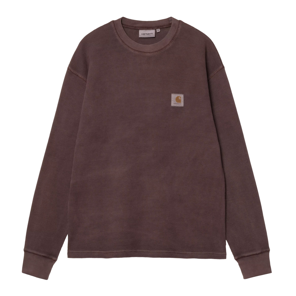 Carhartt WIP L/S Vista Waffle Longsleeve braun S - T-Shirts & Tops