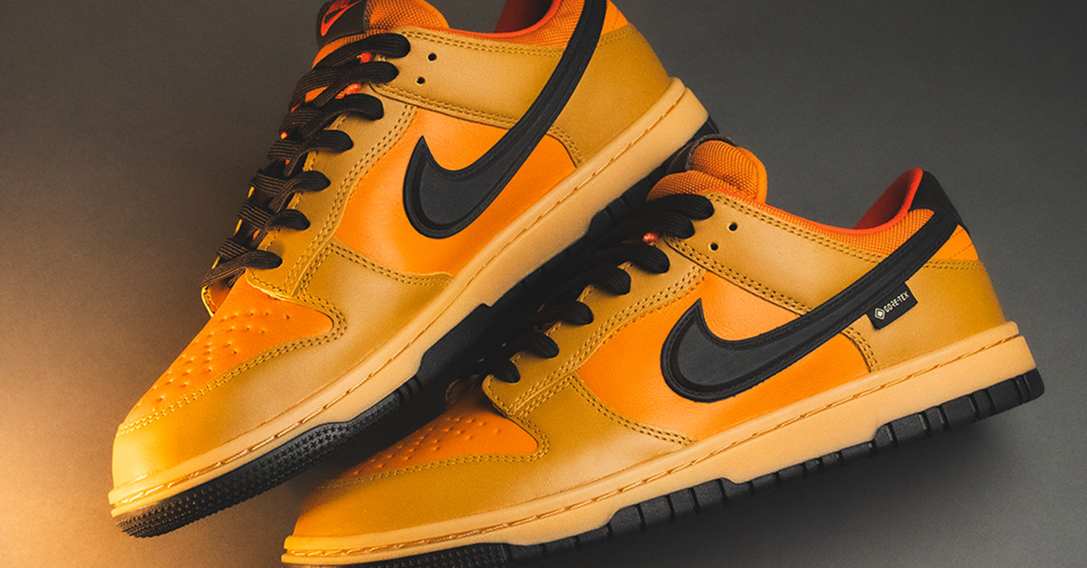 Nike Dunk Low Gore-Tex (wheat black ceramic picante red