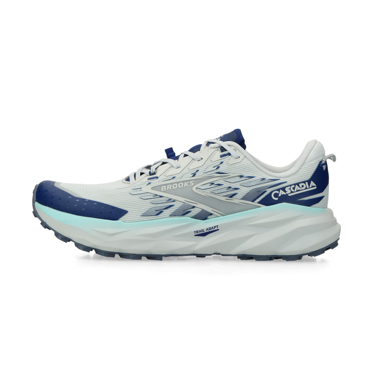 Brooks Cascadia 19 weiß/blau / navy 38 - Sneaker