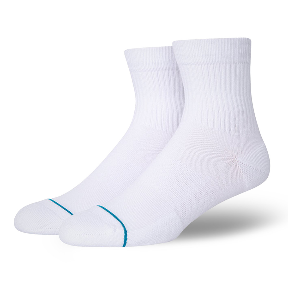 Stance Socks Icon Quarter weiß M - Socken