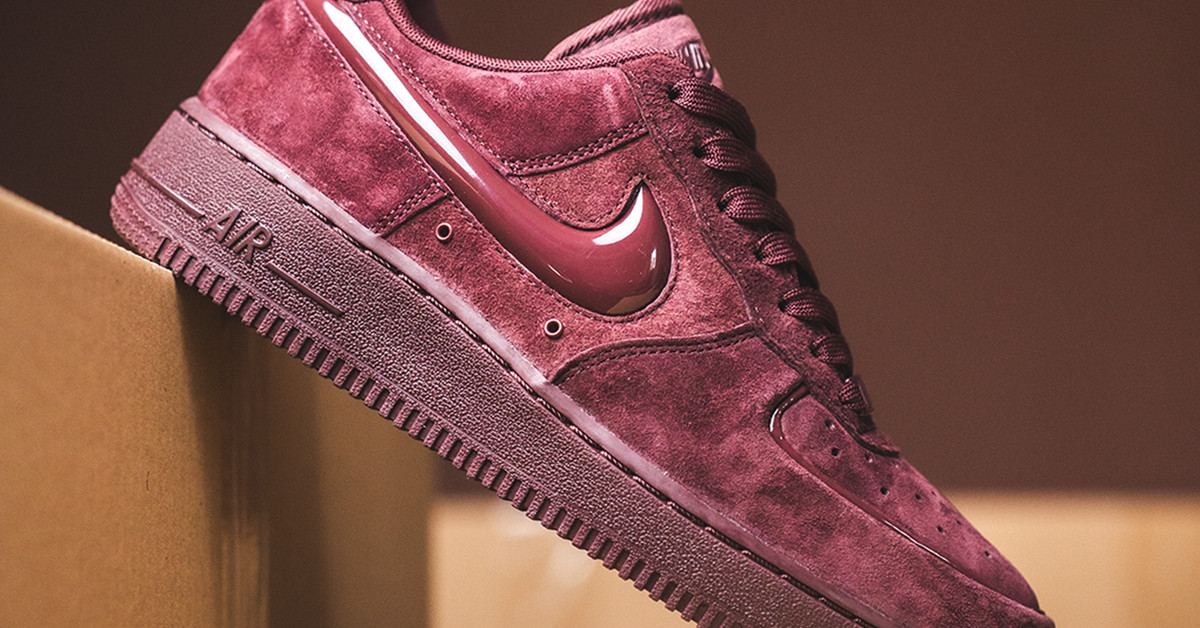 maroon and black air force ones
