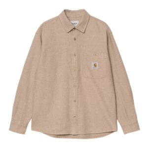 Carhartt WIP L/S Edgar Shirt (peanut / wax)