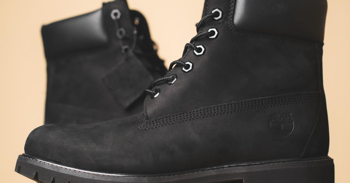 Timberland Premium 6 Inch Lace Up Waterproof Boot (black