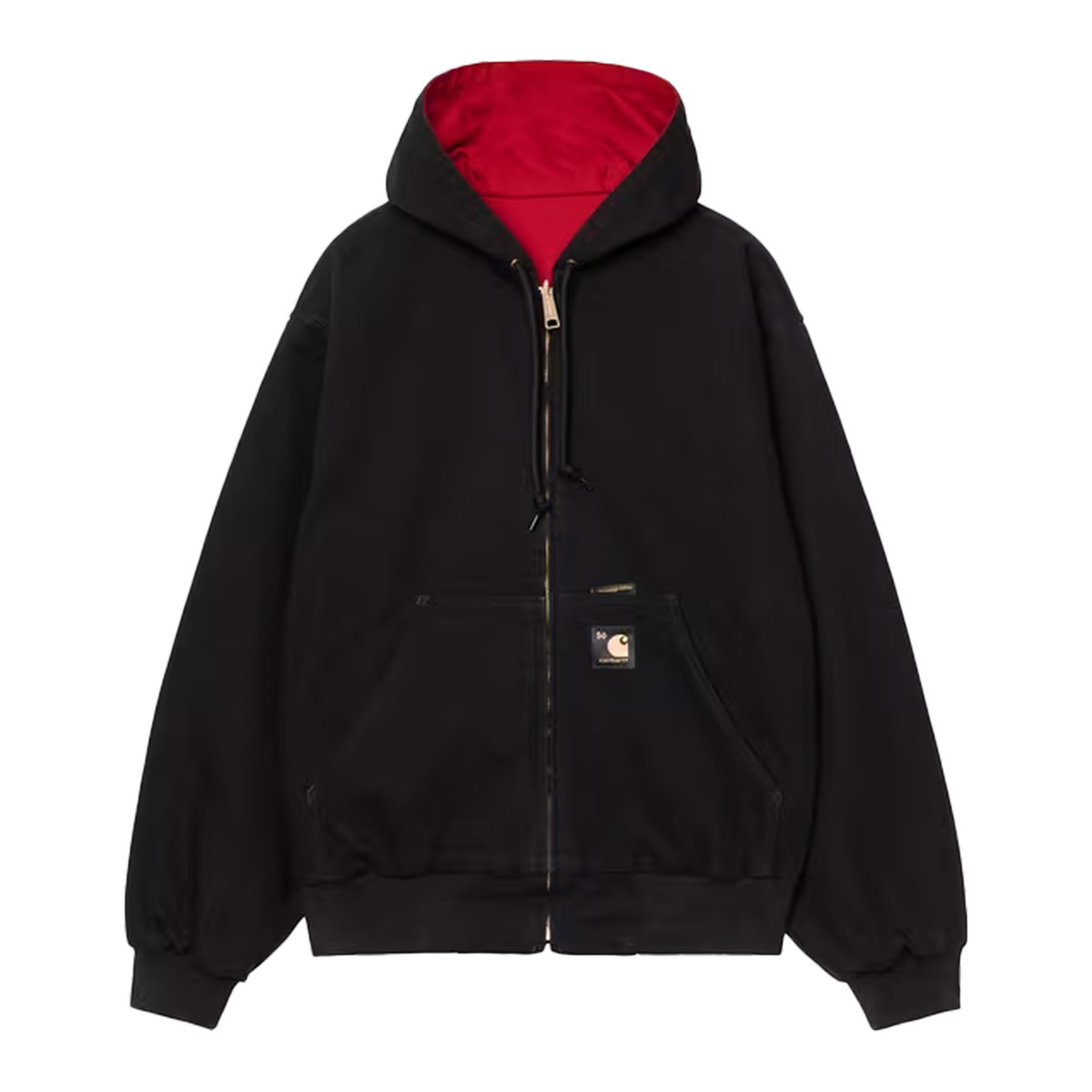 Carhartt WIP 50 Years Anniversary OG Active Jacket Canvas (black / usa red) - XL