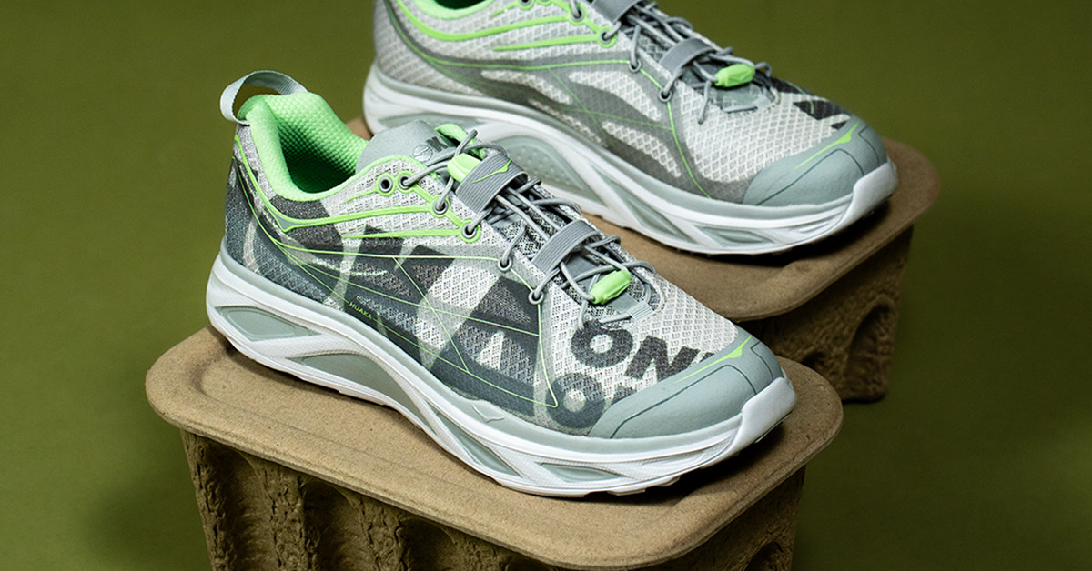 HOKA ONE ONE Huaka Origins (harbor mist / lime glow) | 43einhalb
