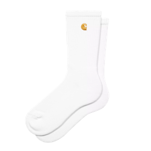 Carhartt WIP Chase Socks (white / gold)