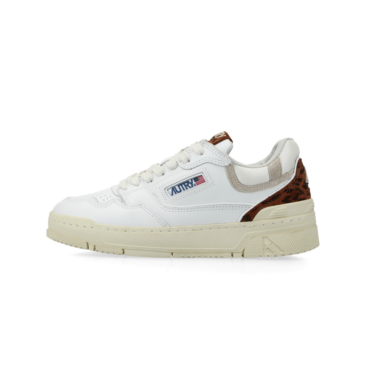 Autry Clc Low W braun/weiß 36 - Sneaker