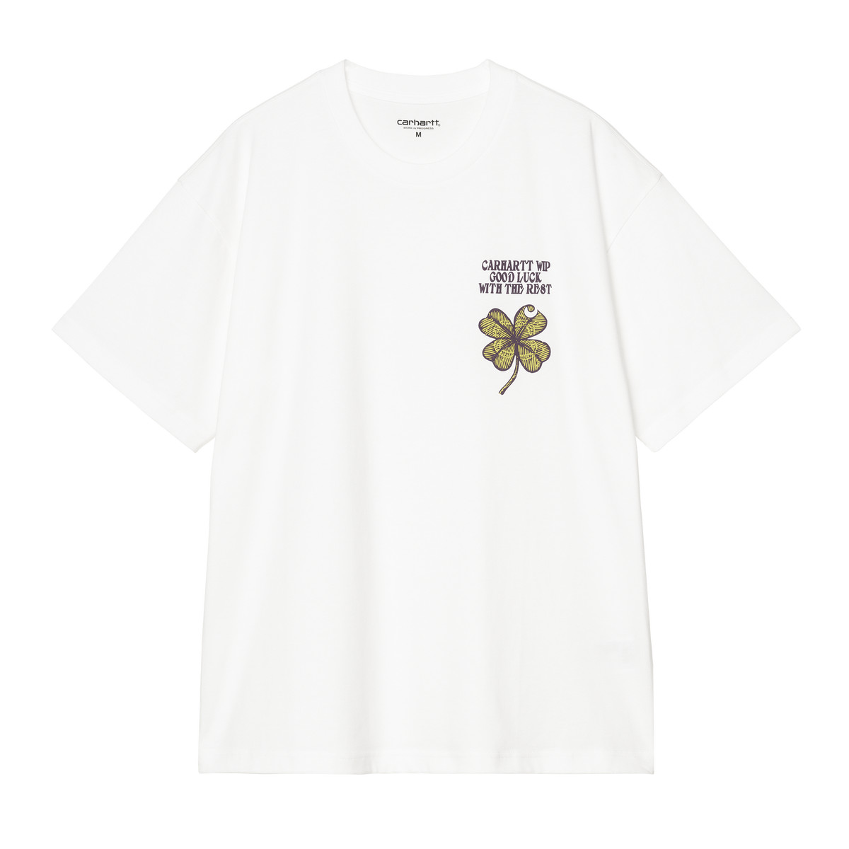 Carhartt WIP S/S Clover T-Shirt weiß M - T-Shirts & Tops