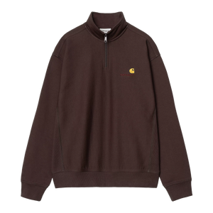 Carhartt WIP Half Zip American Script Sweat (palisander)