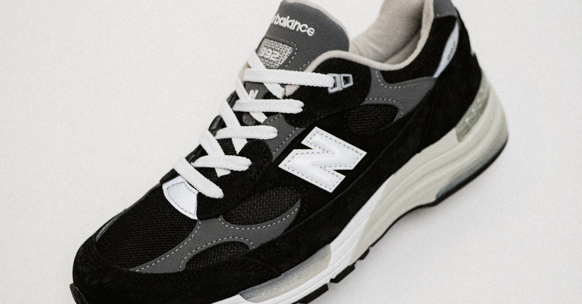 New Balance U992BK - Made in USA (black / grey / silver metalic 