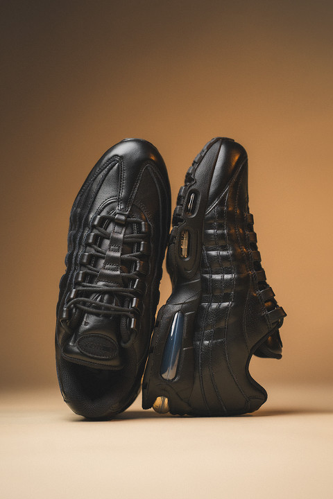 Nike Air Max 95 Big Bubble Black Leather QS 