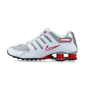 Nike Shox NZ (white / metallic silver / sport red)