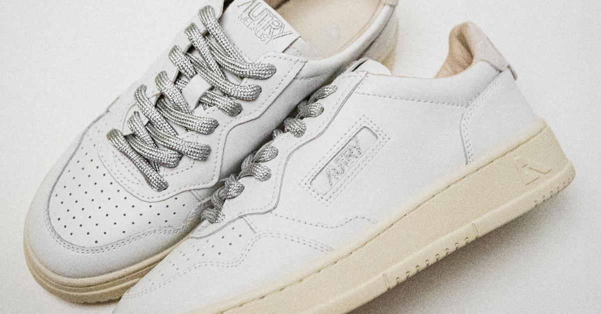 Autry Medalist Low W (leat / swoll white / silver) | 43einhalb