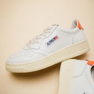Medalist Low W (leat / leat white / orange)