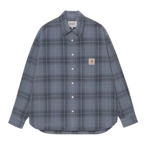 Carhartt WIP L/S Wilber Shirt (wilber check / velvet blue)