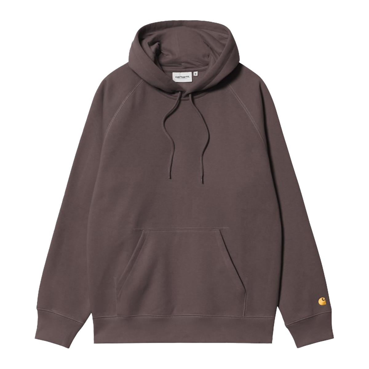 Carhartt WIP Hooded Chase Sweat braun S - Hoodies & Zip Hoodies