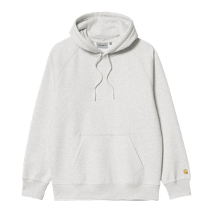 Carhartt WIP Hooded Chase Sweat (ash heather / gold)