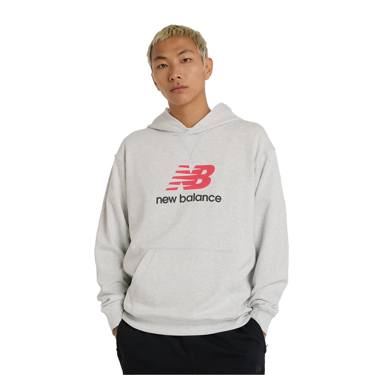 New Balance MT51512 Hoody grau L - Hoodies & Zip Hoodies