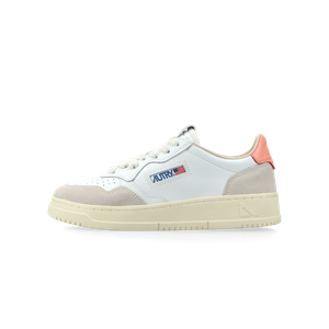 Autry Medalist Low W (leat / suede white / peach)