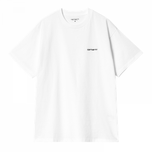 Carhartt WIP S/S Script Embroidery T-Shirt (white / black)