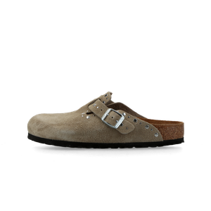 Birkenstock Boston Rivets Suede Leather - Regular (taupe)