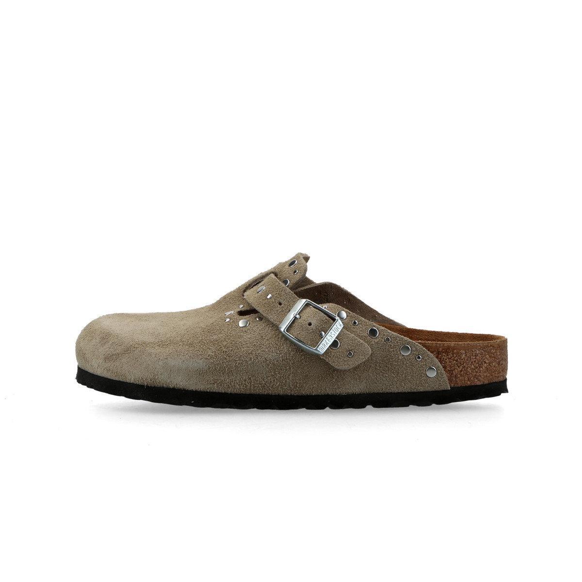 Birkenstock Boston Rivets Suede Leatherbeige Regular beige 40 - Sneaker