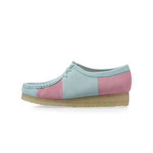 Clarks Originals Wallabee (pale blue stripe)