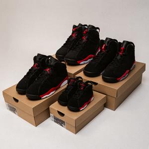 Air Jordan 6 Retro Infrared Salesman (black / lt crimson)