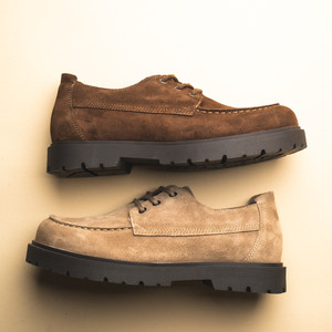 Highwood Moc Lace Low Suede Leather - Regular (gray taupe)