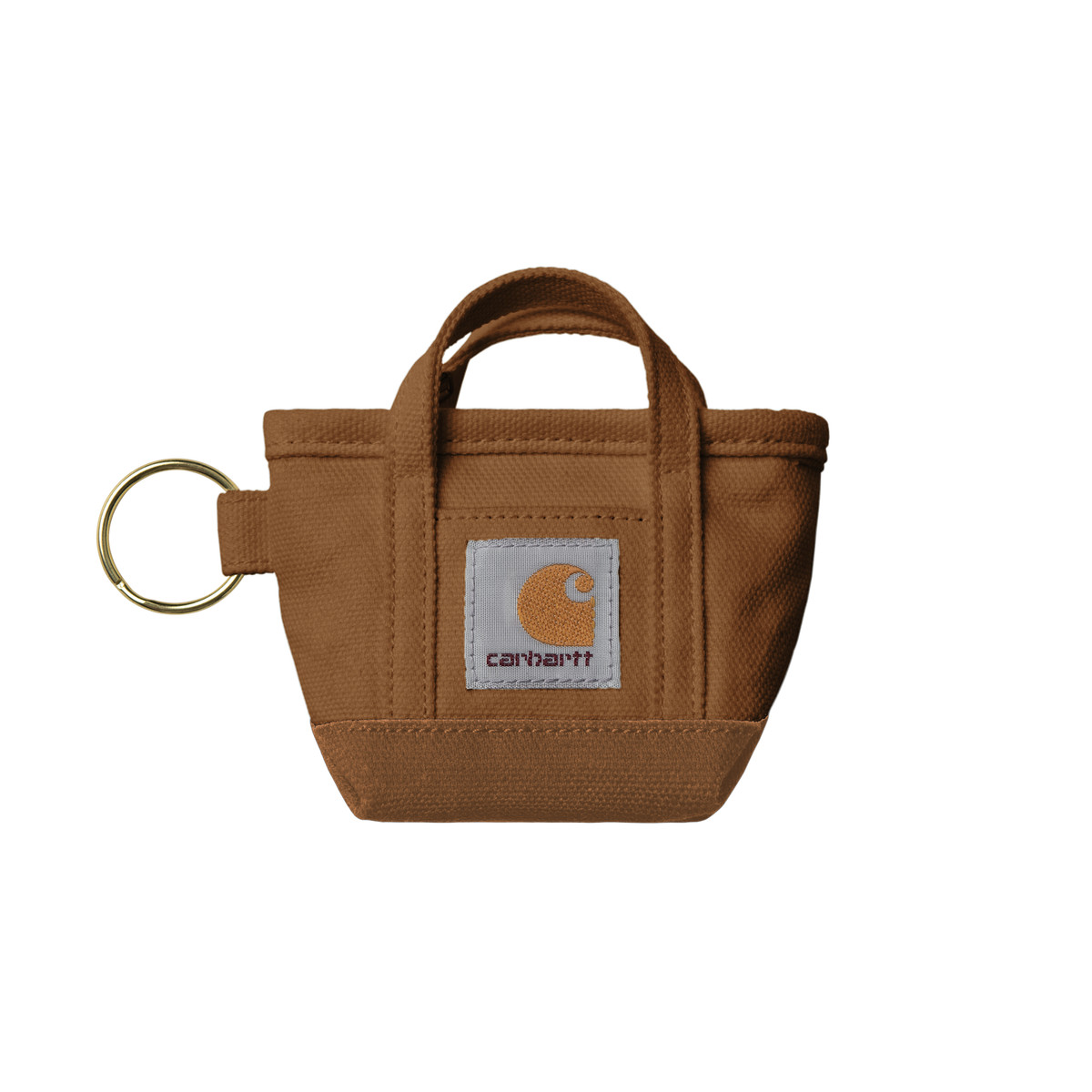 Carhartt WIP Mini Tote Bag Keychain (hamilton brown) -